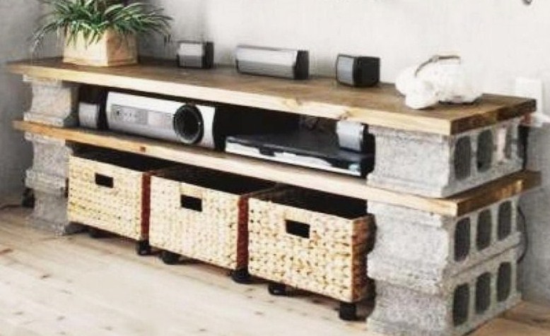 Quoi faire avec des parpaings, idées déco et bricolage