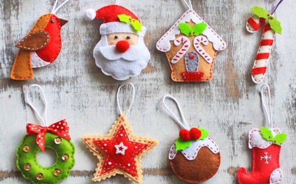 deco noel en feutrine a faire soi meme
