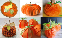 Tutoriels citrouilles en papier