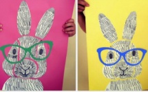 Dessiner un lapin graphisme, modèles et gabarits