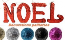 Faire des décorations de Noël à paillettes