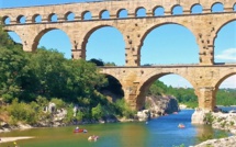 Promenade en canoë au Pont du Gard