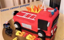Faire un gâteau camion pompier