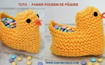 TUTO corbeille poussin de Pâques au tricot