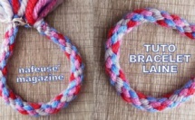 TUTO tresser un bracelet en laine