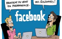 Humour, Facebook et la vraie vie