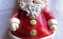Faire un Père Noël en pâte à sel !