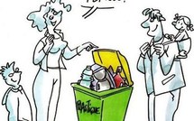 Dessins humoristiques "le recyclage" des déchets !