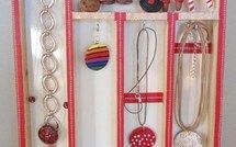 Faire un cadre présentoir à bijoux !