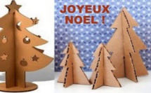 Faire un Sapin de Noël en carton, des tutos