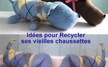Quoi faire de nos vieilles chaussettes, les tutos créations