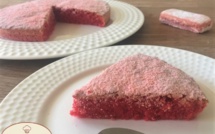 Gâteaux de biscuits roses de Reims