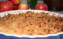 Crumble aux pommes, les recettes