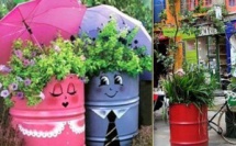 Comment recycler de vieux bidons en fer !