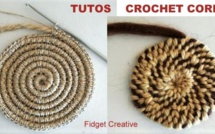 Idées créations au crochet, corde, ficelle, laine