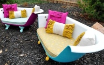 Sofas originaux, les baignoires canapés !