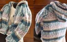 Gilet en tricot avec tutoriel capuche