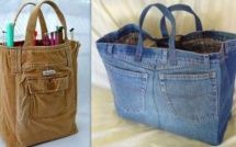Recycler ses habits pour en faire des sacs
