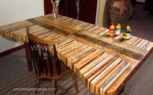 Faire un bureau en bois de palette, des modèles