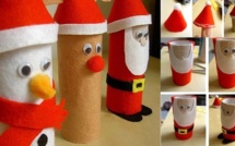 Faire des personnages de Noël avec de la récup