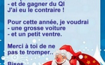 3 lettres drôles pour le Père Noël !