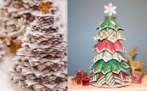 Tutos petits sapins de Noël en papier
