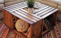 Tutoriels tables basses cagettes en bois