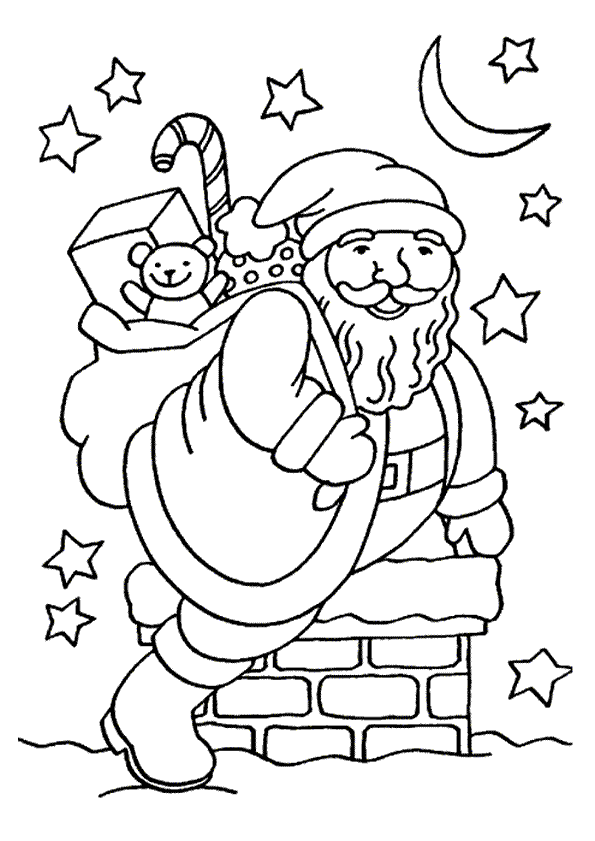 père noel cheminee