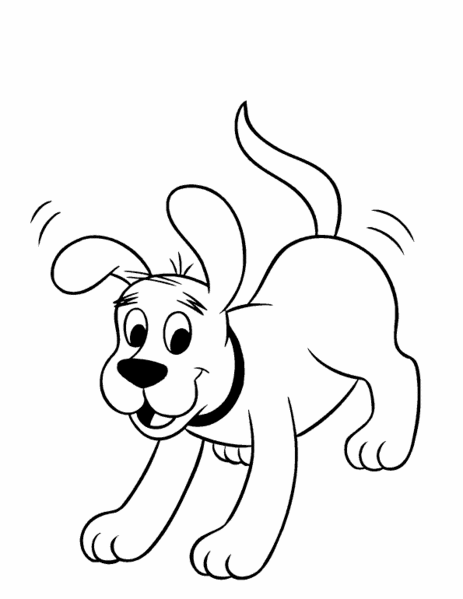 coloriage dessin chien