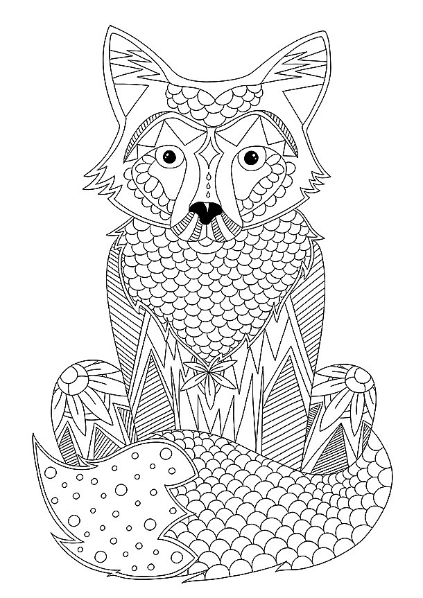 Dessin renard coloriage adulte dessin renard coloriage adulte gp