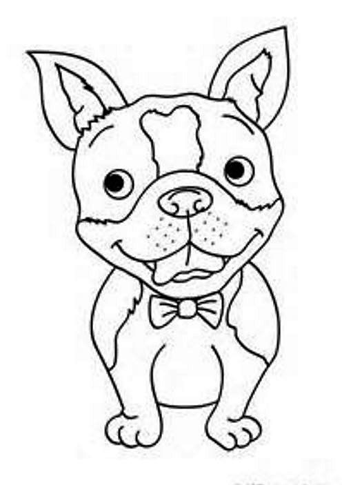 Téléchargement gratuit Images Coloriage Bouledogue Francais Dessins Chiens Galerie Nafeuse actualisé par