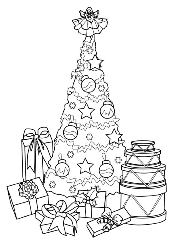 dessin sapin  noel