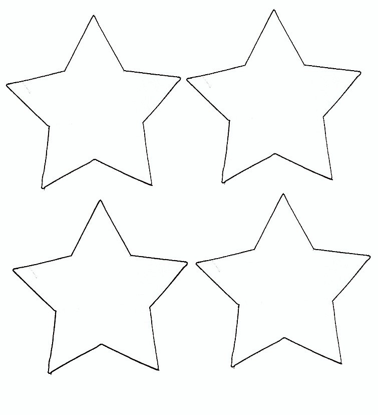 gabarits étoiles 5 branches
